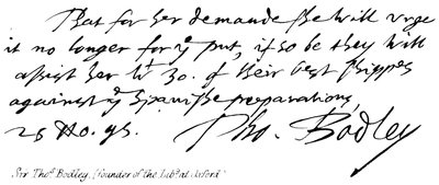 Sir Thos Bodley (założyciel Libii w Oksfordzie) autorstwa English School