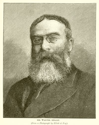 Sir Walter Besant autorstwa English School