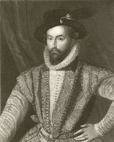 Sir Walter Raleigh autorstwa English School