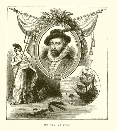 Sir Walter Raleigh autorstwa English School
