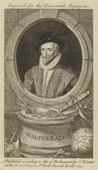 Sir Walter Raleigh autorstwa English School
