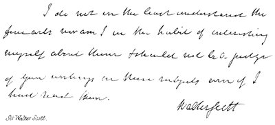 Sir Walter Scott autorstwa English School