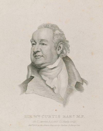 Sir William Curtis, burmistrz Londynu autorstwa English School