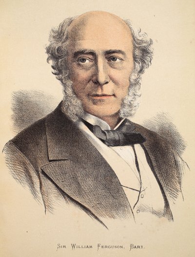 Sir William Ferguson, Bart, ilustracja z The Pictorial Edition of the Life and Discoveries of David Livingstone autorstwa J. Ewing Richie, wyd. przez A. Fullartona & Co., 1876 autorstwa English School