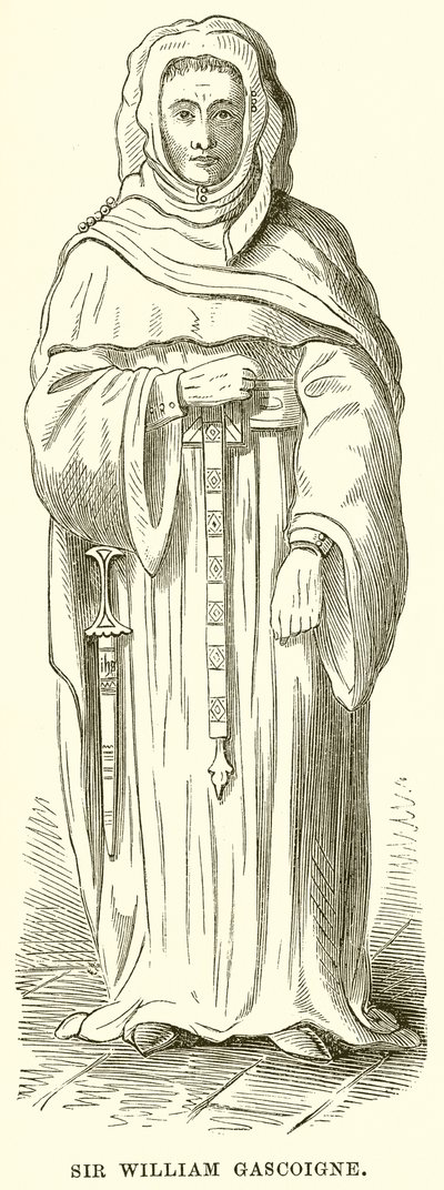 Sir William Gascoigne autorstwa English School