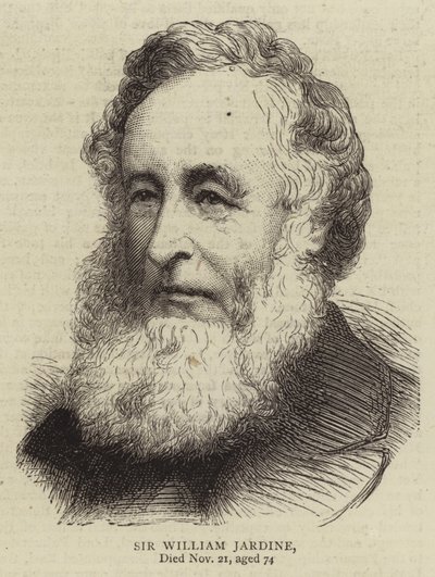 Sir William Jardine (grawerunek) autorstwa English School