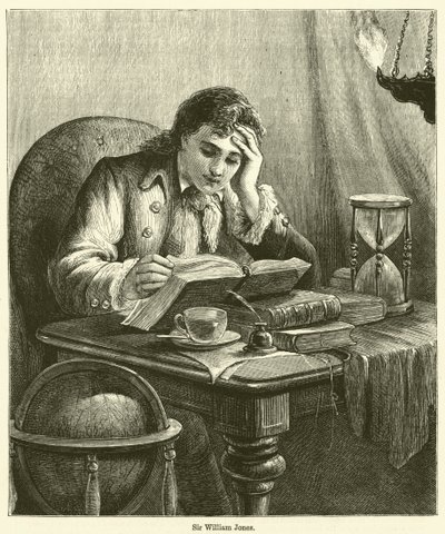 Sir William Jones (Grawerowanie) autorstwa English School