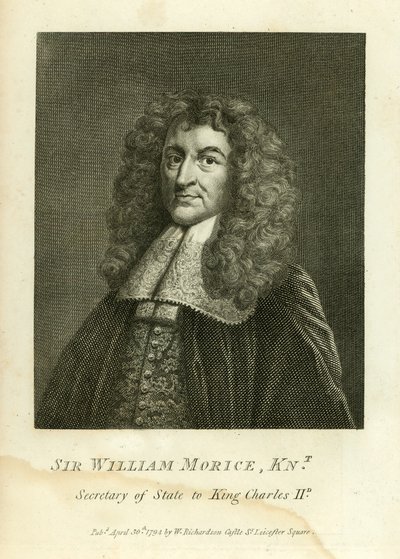 Sir William Morice autorstwa English School