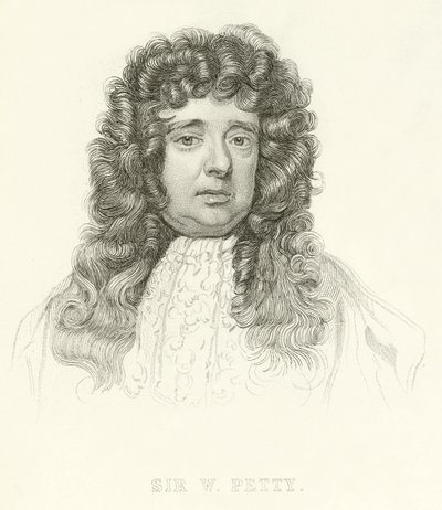 Sir William Petty autorstwa English School