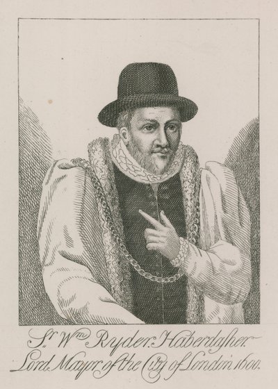 Sir William Ryder, pasmanteryjny, Lord Mayor of London, 1600 autorstwa English School