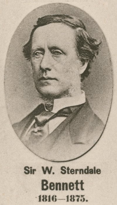 Sir William Sterndale Bennett (grawiura) autorstwa English School