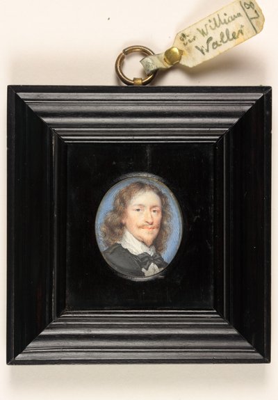Sir William Waller (akwarela na welinie) autorstwa English School