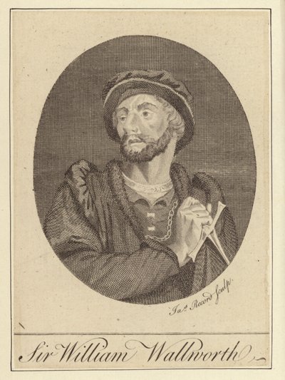 Sir William Wallworth (Grawerowanie) autorstwa English School