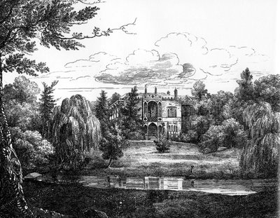 Szkic Greenbank House, Liverpool autorstwa English School