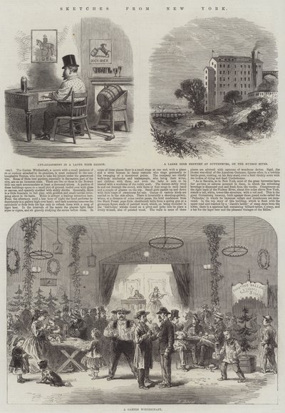 Szkice z Nowego Jorku (grafika) autorstwa English School