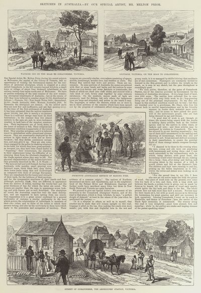 Szkice w Australii (grafika) autorstwa English School