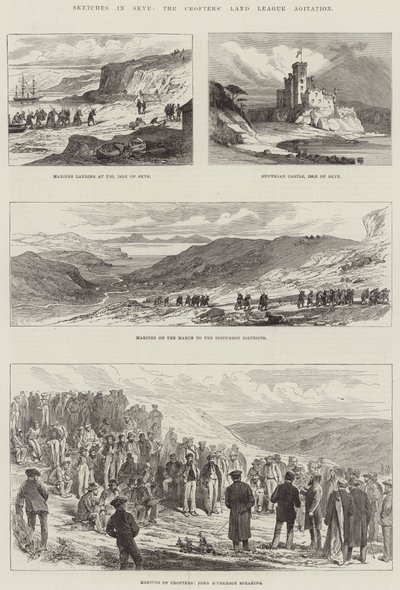 Szkice w Skye, agitacja Crofters