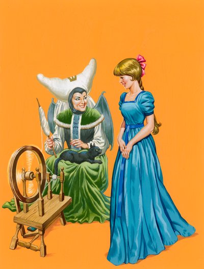 Śpiąca Królewna autorstwa English School