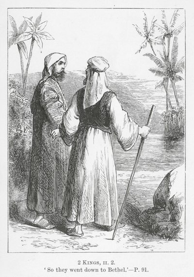 "Zeszli więc do Betel" (rycina) autorstwa English School