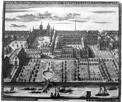 Dom w Somerset, 1690 autorstwa English School