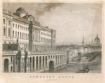 Somerset House, The Strand, Londyn autorstwa English School