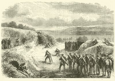 Sortie z Paryża, październik 1870 autorstwa English School