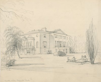 Willa Południowa, Regents Park, Londyn autorstwa English School