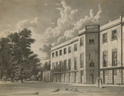 Południowy front Carlton House autorstwa English School