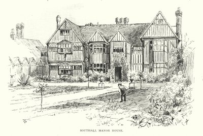Southall Manor House (grawerunek) autorstwa English School