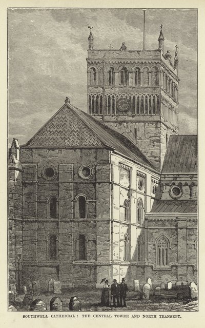 Katedra w Southwell, Centralna Wieża i Północny Transept autorstwa English School