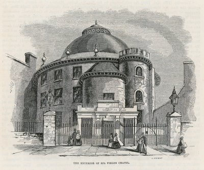 Kaplica Spa Fields, Clerkenwell autorstwa English School