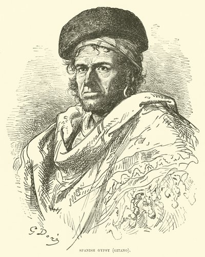 Cygan hiszpański, Gitano autorstwa English School