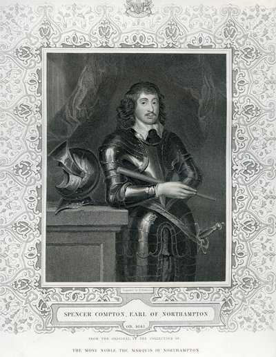 Spencer Compton, 2. hrabia Northampton (1601-43) autorstwa English School