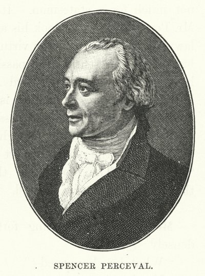 Spencer Perceval (grawerunek) autorstwa English School