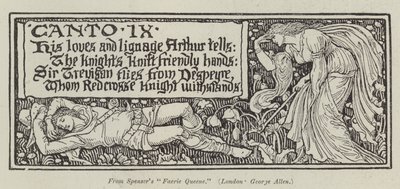 „Faerie Queene” Spensera (grafika) autorstwa English School