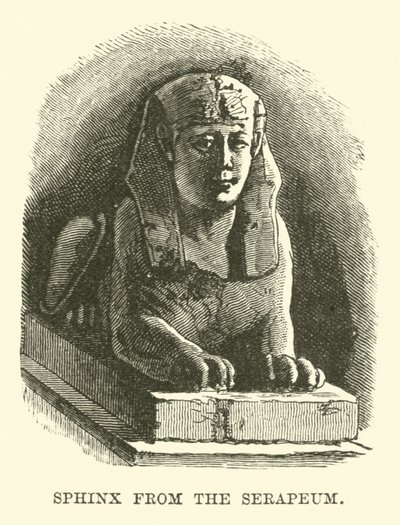 Sfinks z Serapeum autorstwa English School