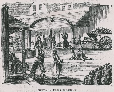 Targ Spitalfields, Londyn autorstwa English School