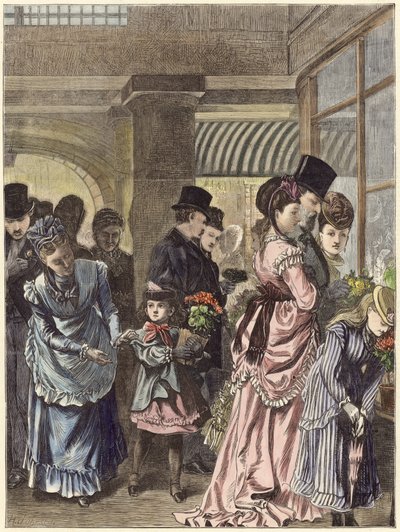 Wiosna w Covent Garden autorstwa English School