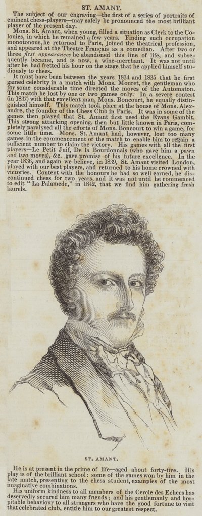 Św. Amant (rycina) autorstwa English School
