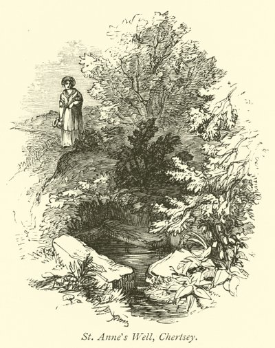 St Annes Well, Chertsey autorstwa English School