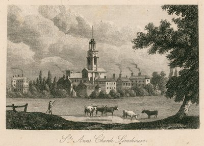 Kościół św. Anny, Limehouse, Londyn autorstwa English School