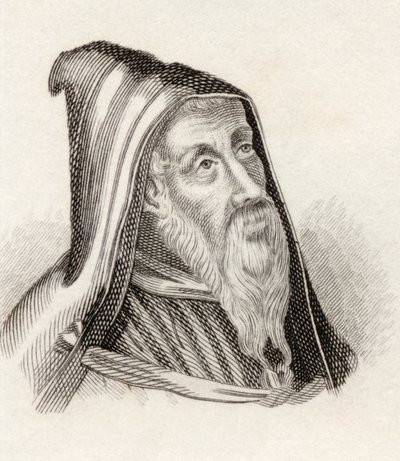 Św. Augustyn z Hippony, ze „Słownika historycznego krabów”, opublikowanego w 1825 r. (lito) autorstwa English School