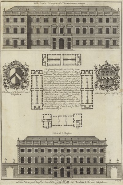 Szpital św Bartłomieja, Londyn autorstwa English School