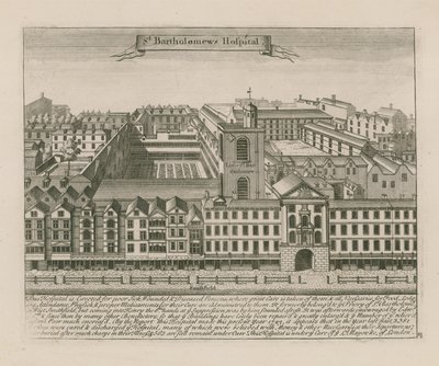 Szpital St Bartholomews, Smithfield autorstwa English School