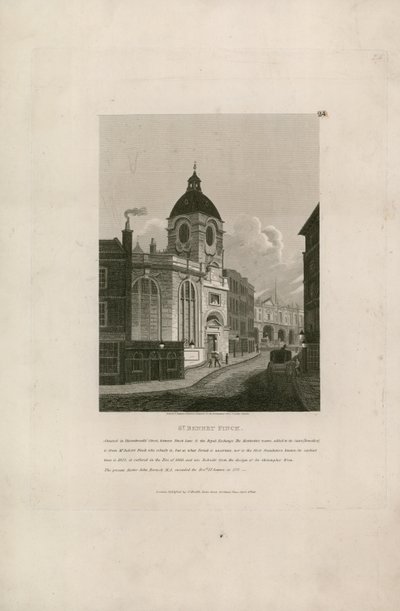 St Bennet Finck, Threadneedle Street, Londyn autorstwa English School