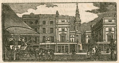 Kościół St Brides, Fleet Street, Londyn autorstwa English School