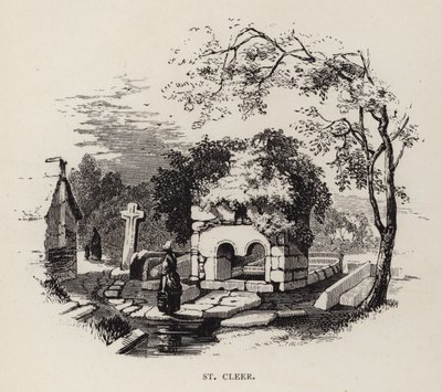 Św Cleer (rycina) autorstwa English School
