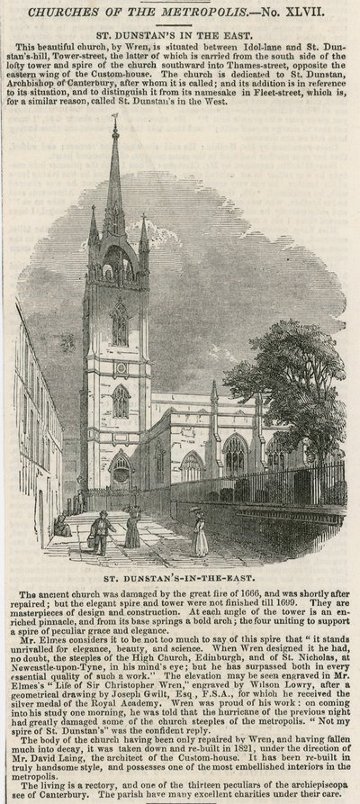 St Dunstans na Wschodzie autorstwa English School