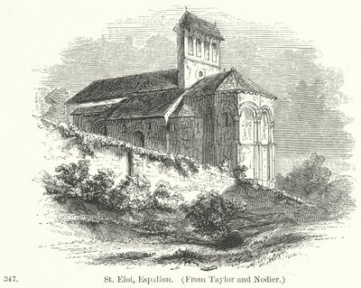 Święty Eloi, Espalion (rycina) autorstwa English School