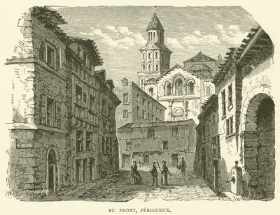 St Front, Perigueux (grawerunek) autorstwa English School